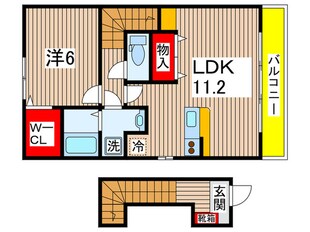 パインファ－ストＡの物件間取画像